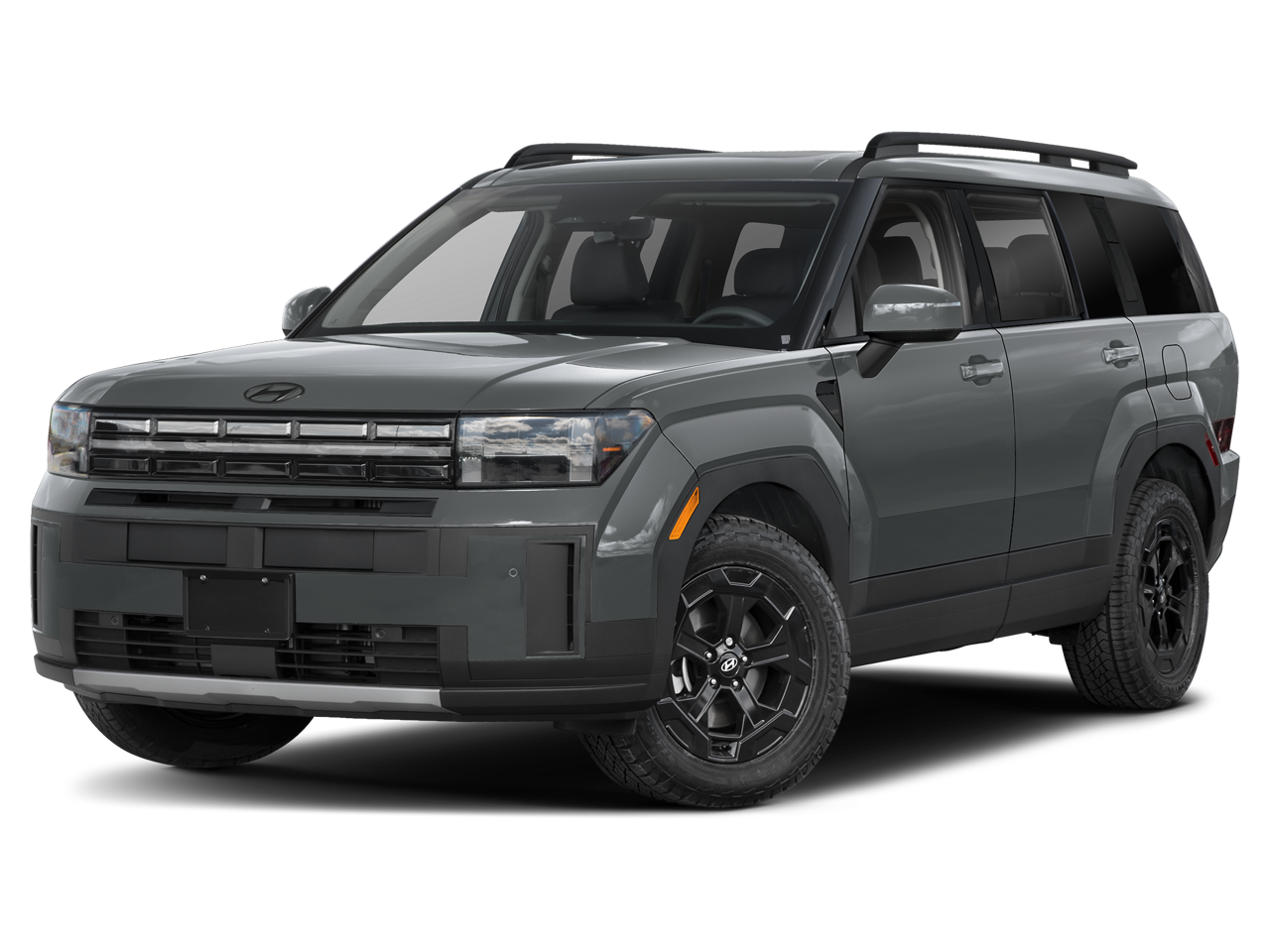 2026 Hyundai Santa Fe XRT in Hampton Gray — front three-quarter view