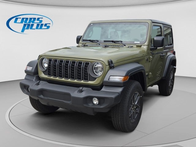 2026 Jeep Wrangler Sport in 41 Exterior Paint — front three-quarter view