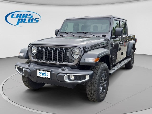 2026 Jeep Gladiator Sport in Granite Crystal Metallic Clear-Coat Exterior Paint — front three-quarter view