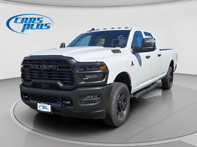 2026 RAM Ram 3500 Tradesman in Bright White Clear-Coat Exterior Paint — front three-quarter view