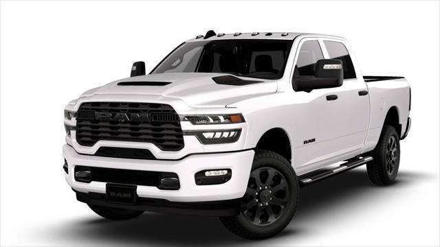 2026 RAM Ram 2500 Black Express in Bright White Clear-Coat Exterior Paint — front three-quarter view