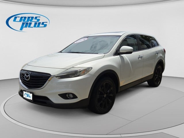 2015 Mazda Mazda CX-9 Grand Touring in White — front three-quarter view