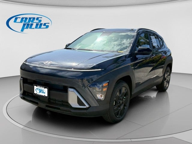2026 Hyundai Kona SEL Sport in B5_Blue_Pearl_Coat — front three-quarter view