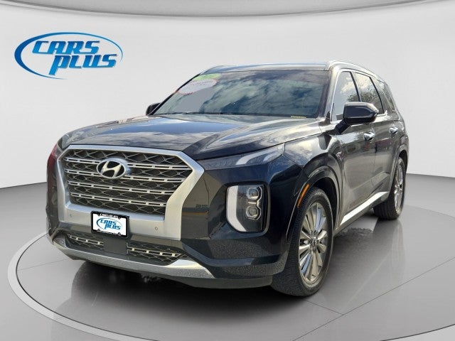 2020 Hyundai Palisade Limited in Black — front three-quarter view